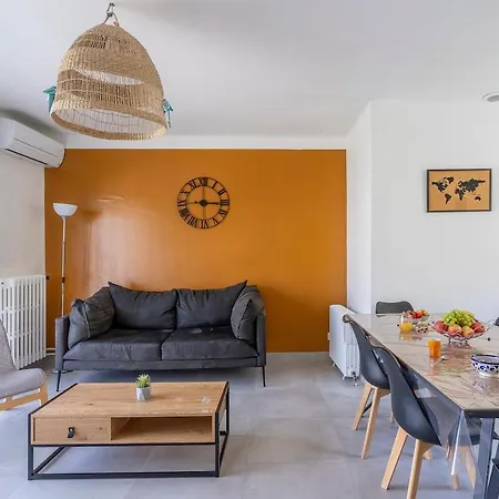 Lägenhet L'oasis, 3 Chambres, Climatisation Et Jardin Prive Montpellier